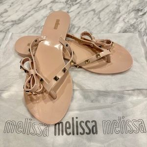 Melissa jelly sandals. Pink size 9.